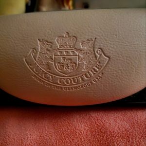Vintage juicy couture eye glass case